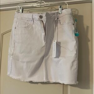 Just Black White Mini Skirt